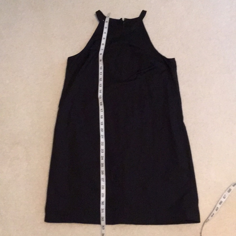 Ann Taylor LBD Black Dress Halter style Petite